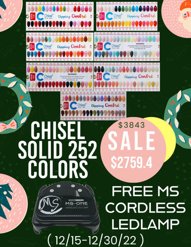 Chisel Solid 252 Colors Deal