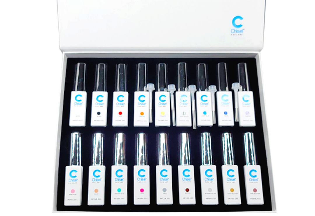 CHISEL DETAIL NAIL ART GEL KIT 