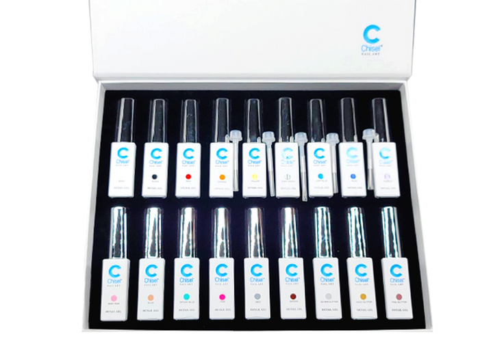 CHISEL DETAIL NAIL ART GEL KIT 