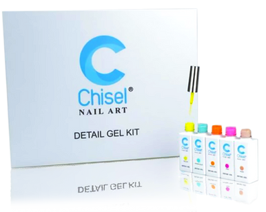 CHISEL DETAIL NAIL ART GEL KIT 