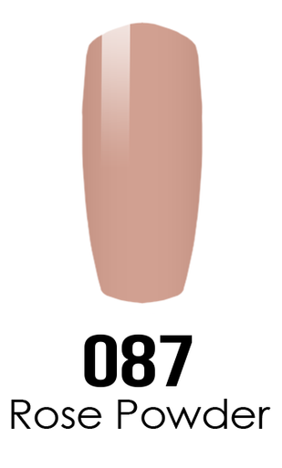 DND DC Duo Gel #087 ROSE POWDER