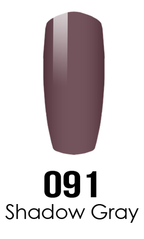 DND DC Duo Gel #091 SHADOW GRAY