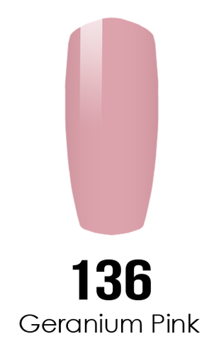 Cosmo DC 3in1 Combo (Powder + Gel + Lacquer) #136