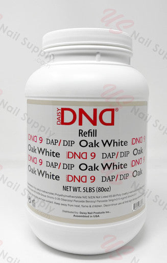 DND DAP DIP REFILL 5LB (80OZ) - Oak White Main Image