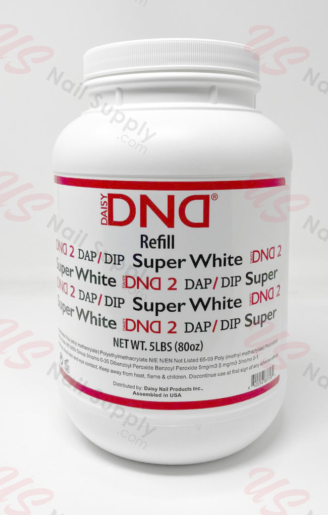 DND DAP DIP REFILL 5LB (80OZ) - SUPER WHITE Hover Image