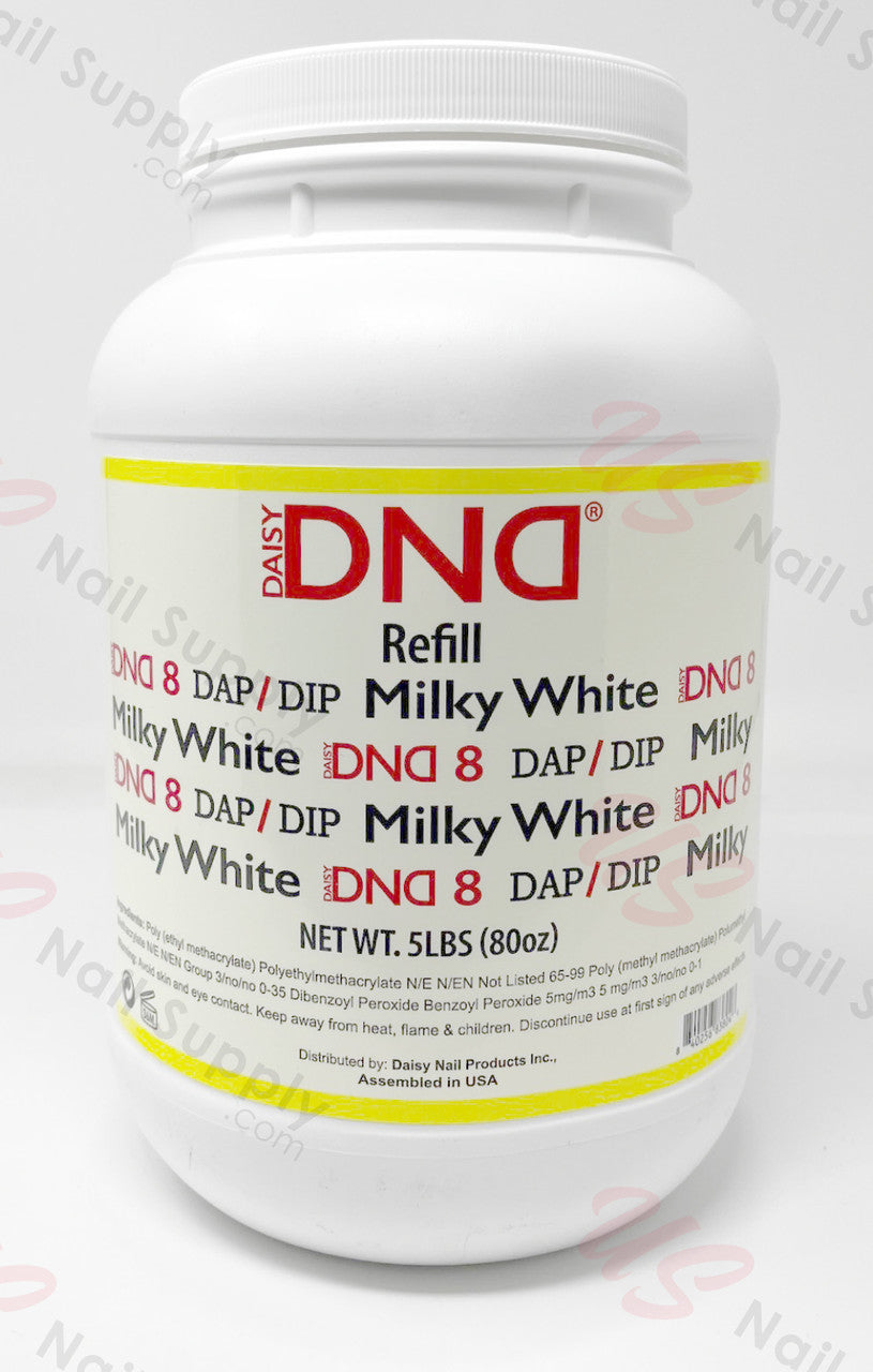 DND DAP DIP REFILL 5LB (80OZ) - MILKY WHITE