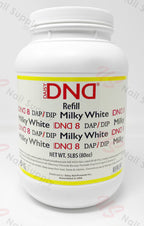 DND DAP DIP REFILL 5LB (80OZ) - MILKY WHITE