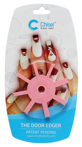 Chisel Nail Art Door Edger Pink 6e