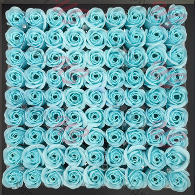 Rose Dissolving Spa Soap 81pcs - Light Blue - Buy 2 Free 1