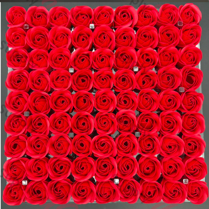 Rose Dissolving Spa Soap 81pcs - Red - Buy 2 Free 1