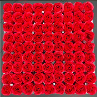 Rose Dissolving Spa Soap 81pcs - Red - Buy 2 Free 1