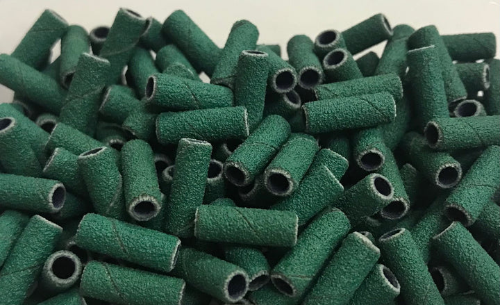 3mm Mini Sanding Band Green 200 pcs - Coarse Grit