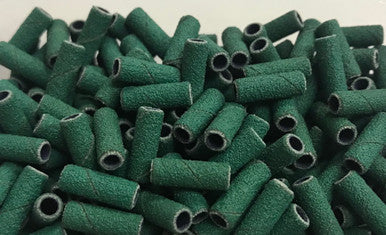 3mm Mini Sanding Band Green 200 pcs - Coarse Grit