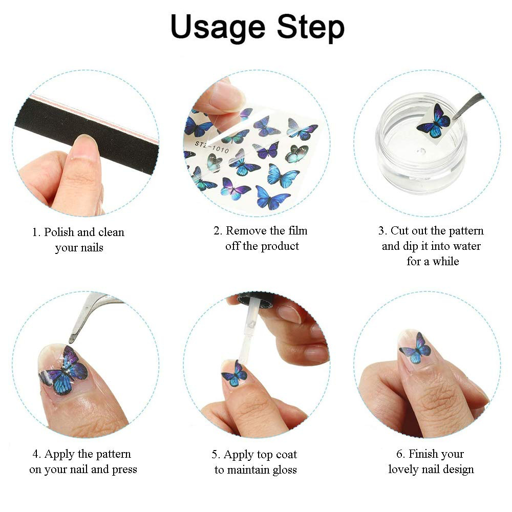 BD002 - Butterfly Water Transfer (set of 30)