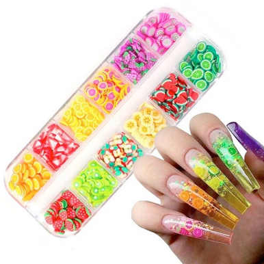 Nail Sequin - Fruit Slices (12/set) 