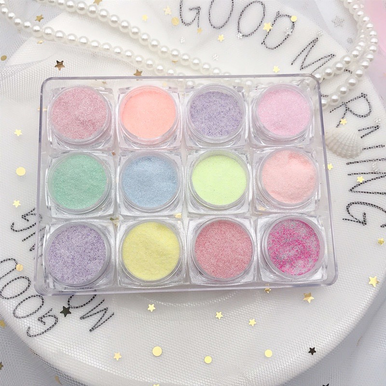Nail Sugar Powder (12/set) 