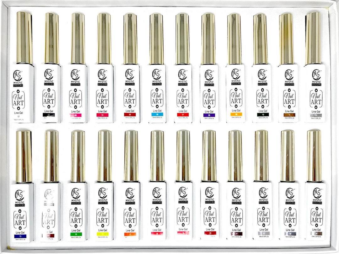MS Line Gel Art Set 24 Colors