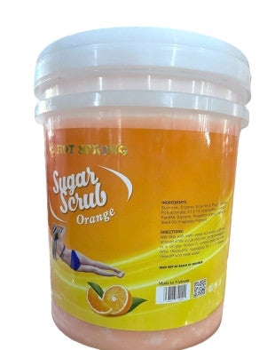 HOT SPRING Sugar Scrub 5Gal Bucket - Orange