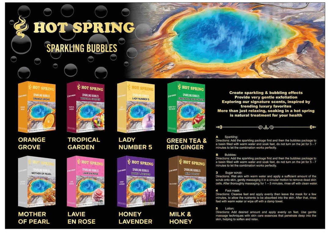 HOT SPRING Gassy Bubble 5in1 (Case of 40)