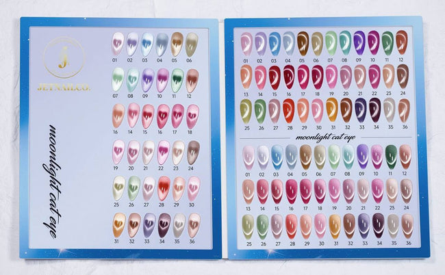 Jet Nail Moon Light Cateye 36 Colors + Free Color Book + Magnet Hover Image