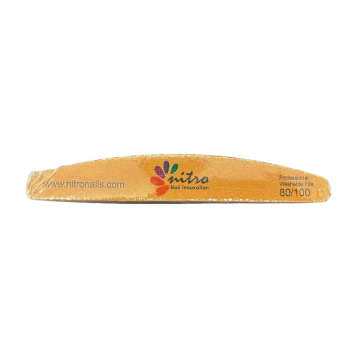 Half Moon Gold Nail File 80/100 ( pack of 50pcs )