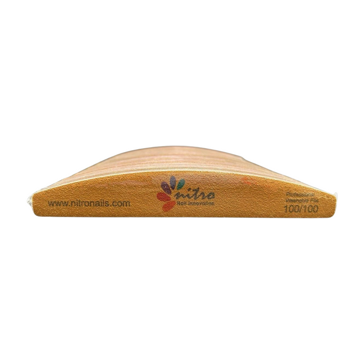 Half Moon Gold Nail File 100/100 ( pack of 50pcs )