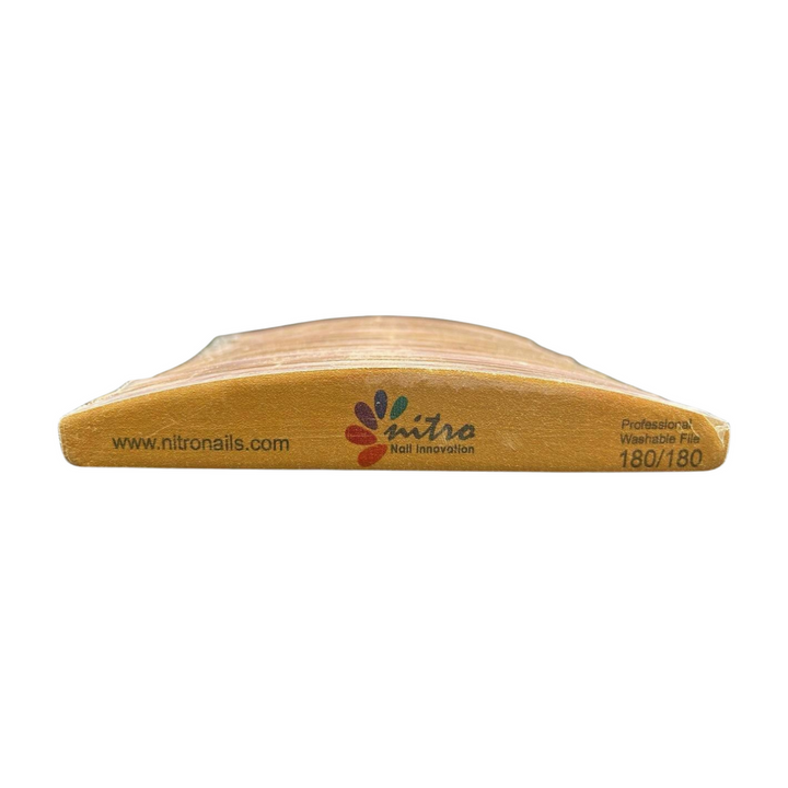 Half Moon Gold Nail File 180/180 ( pack of 50pcs )