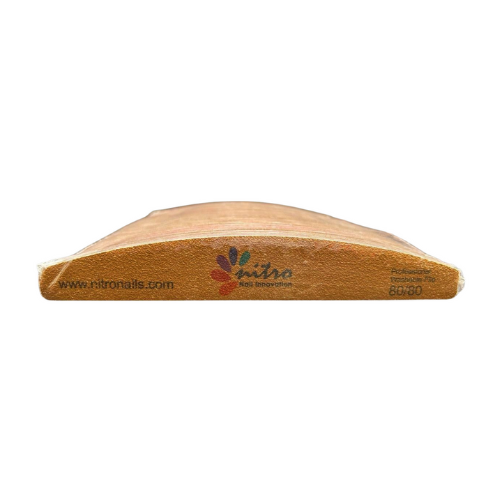 Half Moon Gold Nail File 80/80 ( pack of 50pcs )