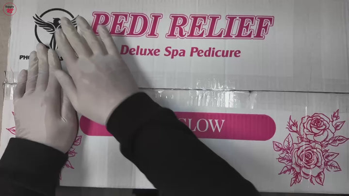 PHOENIX Pedi Relief Deluxe Spa Pedicure 11 Steps - Case of 36 Pack