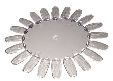 Nail Color Chart Assorted Round Clear (200ct/pk)