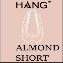HANG Gel-X Tips Refill 100pcs - Almond Short