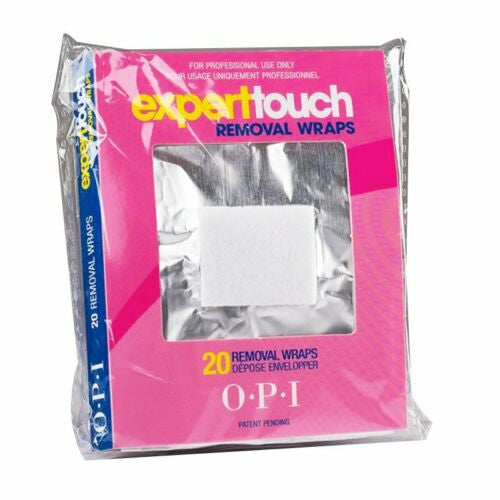 Opi Expert Touch Remover Foil Wraps 20 Pcs