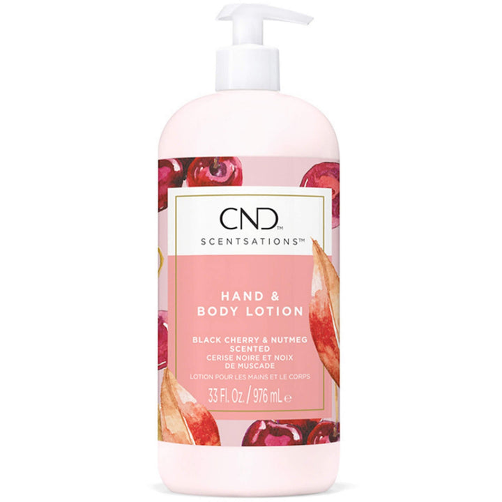 CND lotion 33oz Black Cherry &amp; Nutmeg