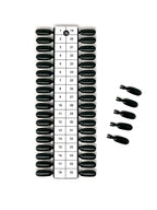 Replaceable Color Chart Sample Tip 36pcs Black