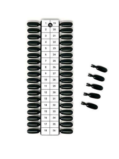 Replaceable Color Chart Sample Tip 36pcs Black