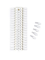 Replaceable Color Chart Sample Tip 36pcs Clear