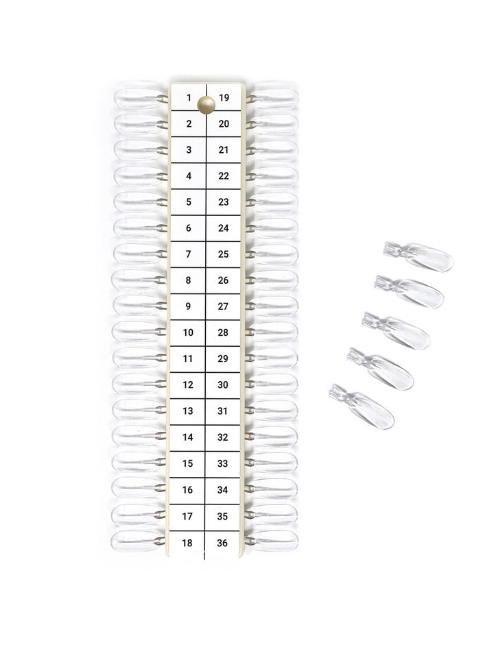 Replaceable Color Chart Sample Tip 36pcs Clear