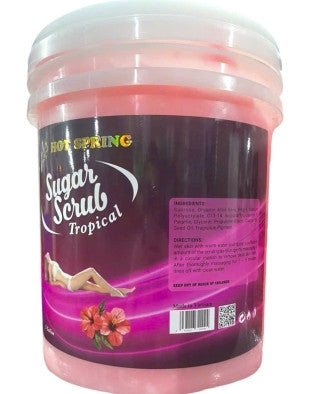 HOT SPRING Sugar Scrub 5Gal Bucket - Tropical