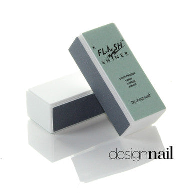 Design Nail Flash Shiner 3-Way Shine Buffer Block 1pk