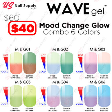 WaveGel Mood Change Glow Combo 6 Colors
