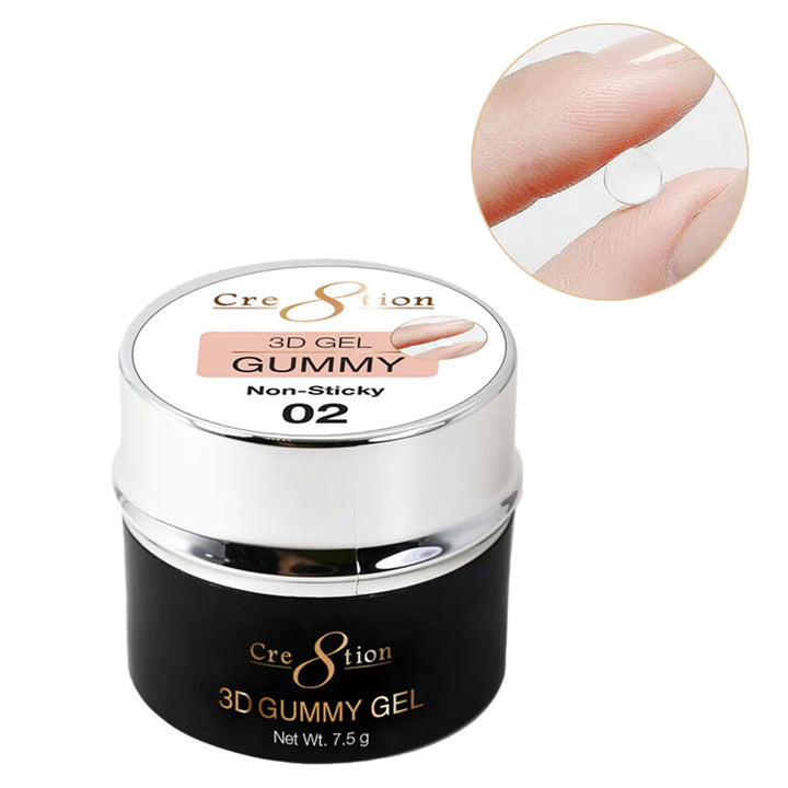 Cre8tion Gummy Gel in Jar 0.26oz - Soft White 