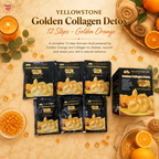 YellowStone Golden Collagen Detox 12 Steps - Golden Orange