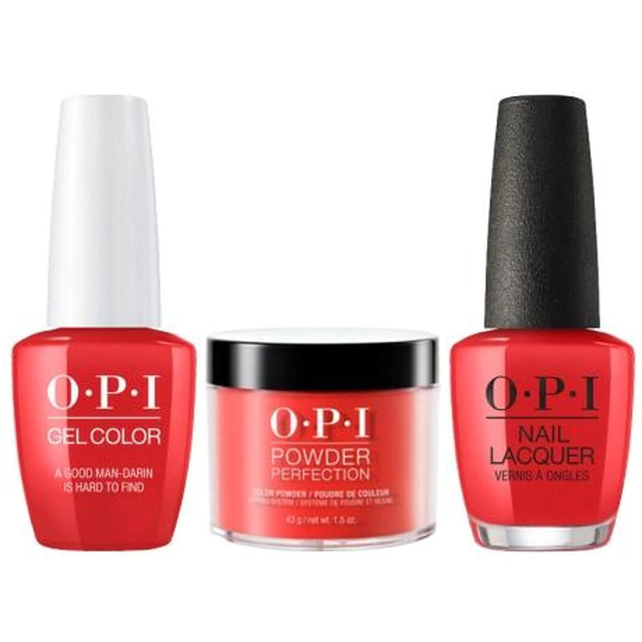 OPI COMBO 3 IN 1 MATCHING - GCH47A-NLH47-DPH47(DPN35) A GOOD MAN-DARIN IS HARD TO FIND