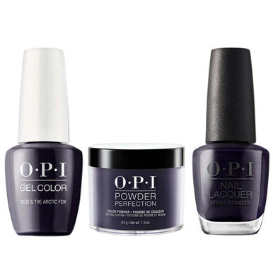 OPI COMBO 3 IN 1 MATCHING - GCI56-NLI56-DPI56 SUZI &amp; THE ARCTIC FOX