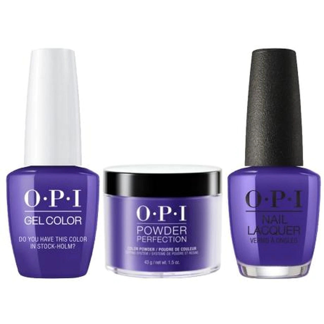 OPI COMBO 3 IN 1 MATCHING - GCN47A-NLN47-DPN47 DO YOU HAVE THIS COLOR IN STOCK-HOLM?