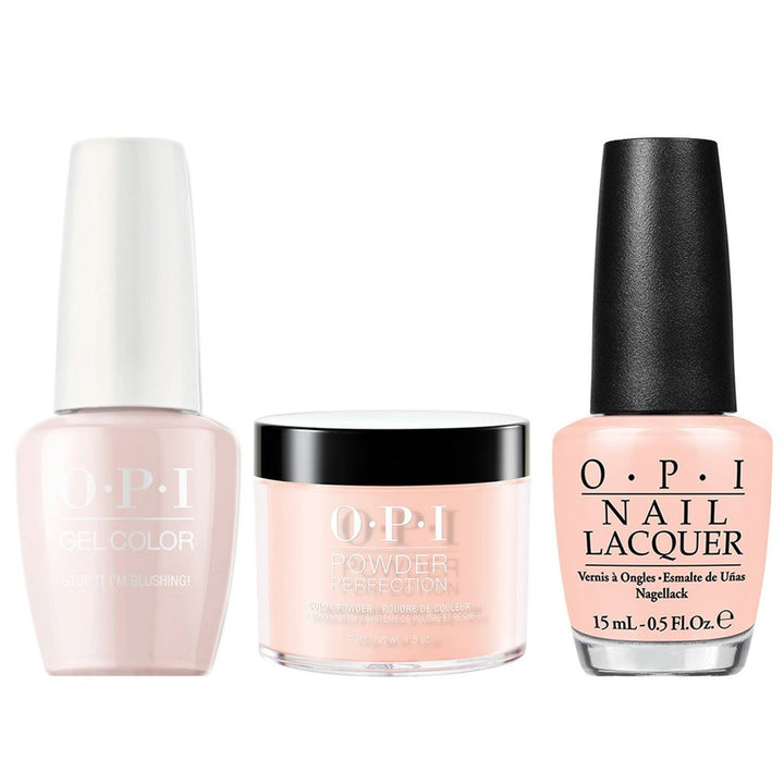 OPI COMBO 3 IN 1 MATCHING - GCT74A-NLT74-DPT74 STOP IT I&