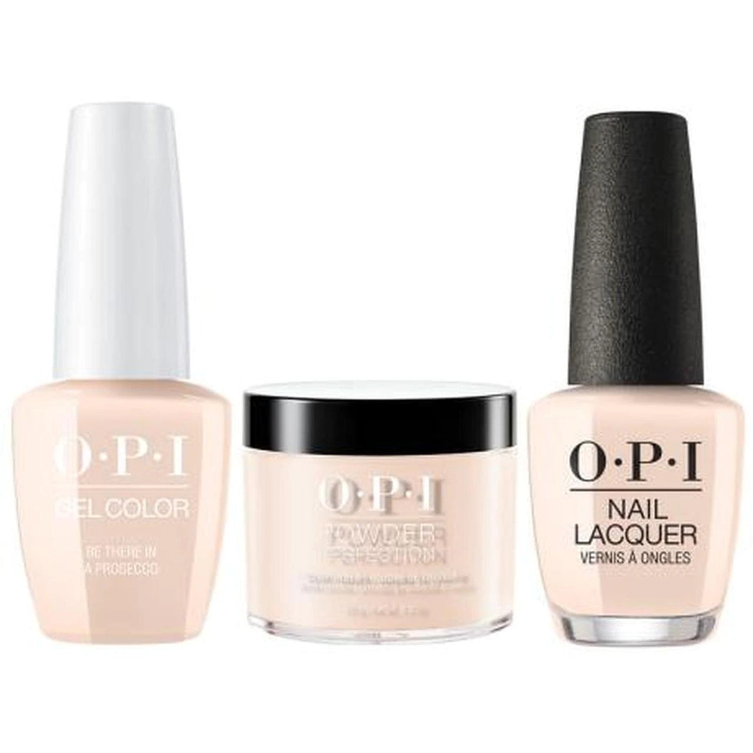 OPI COMBO 3 IN 1 MATCHING - GCV31A-NLV31-DPV31 BE THERE IN A PROSECCO