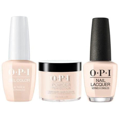 OPI COMBO 3 IN 1 MATCHING - GCV31A-NLV31-DPV31 BE THERE IN A PROSECCO
