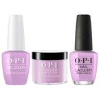 OPI COMBO 3 IN 1 MATCHING - GCV34A-NLV34-DPV34 PURPLE PALAZZO PANTS