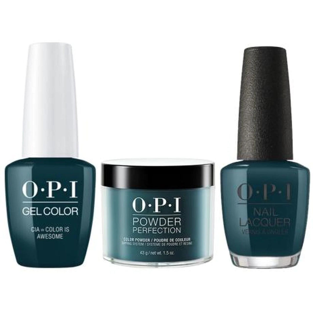OPI COMBO 3 IN 1 MATCHING - GCW53A-NLW53-DPW53 CIA=COLOR IS AWESOME